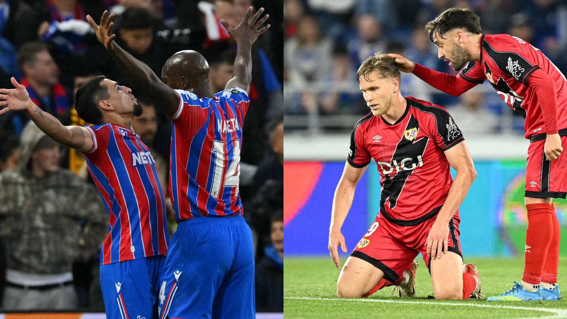 Crystal Palace vs. Rayo Vallecano - minuto a minuto y goles (final Conference) - AFP