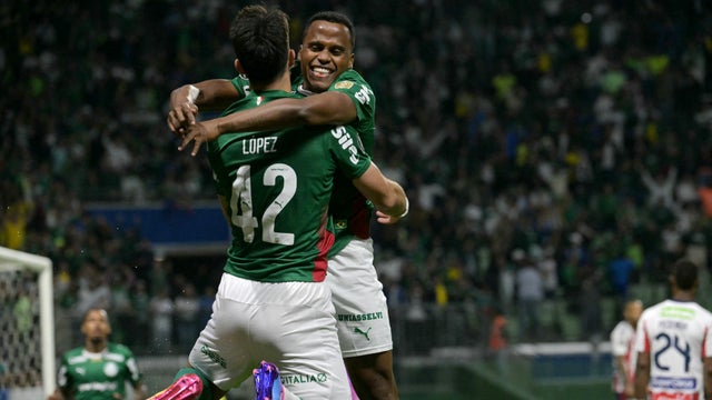 Junior fue goleado por Palmeiras y tampoco jugará la Sudamericana - AFP