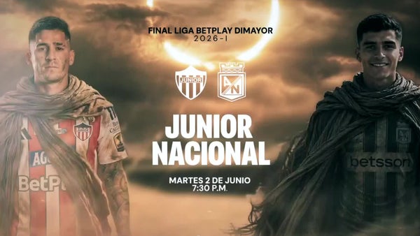 Junior vs. Atlético Nacional: dónde ver la final ida de Liga BetPlay Junior vs. Atlético Nacional: dónde ver la final ida de Liga BetPlay