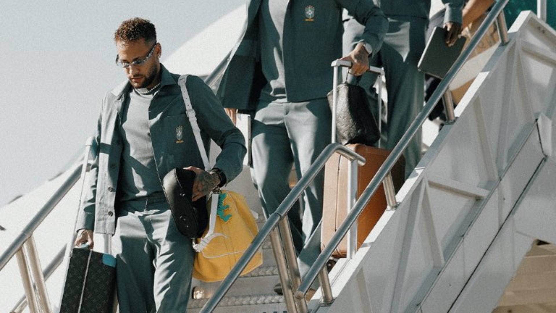 Neymar ya está con Brasil para el Mundial