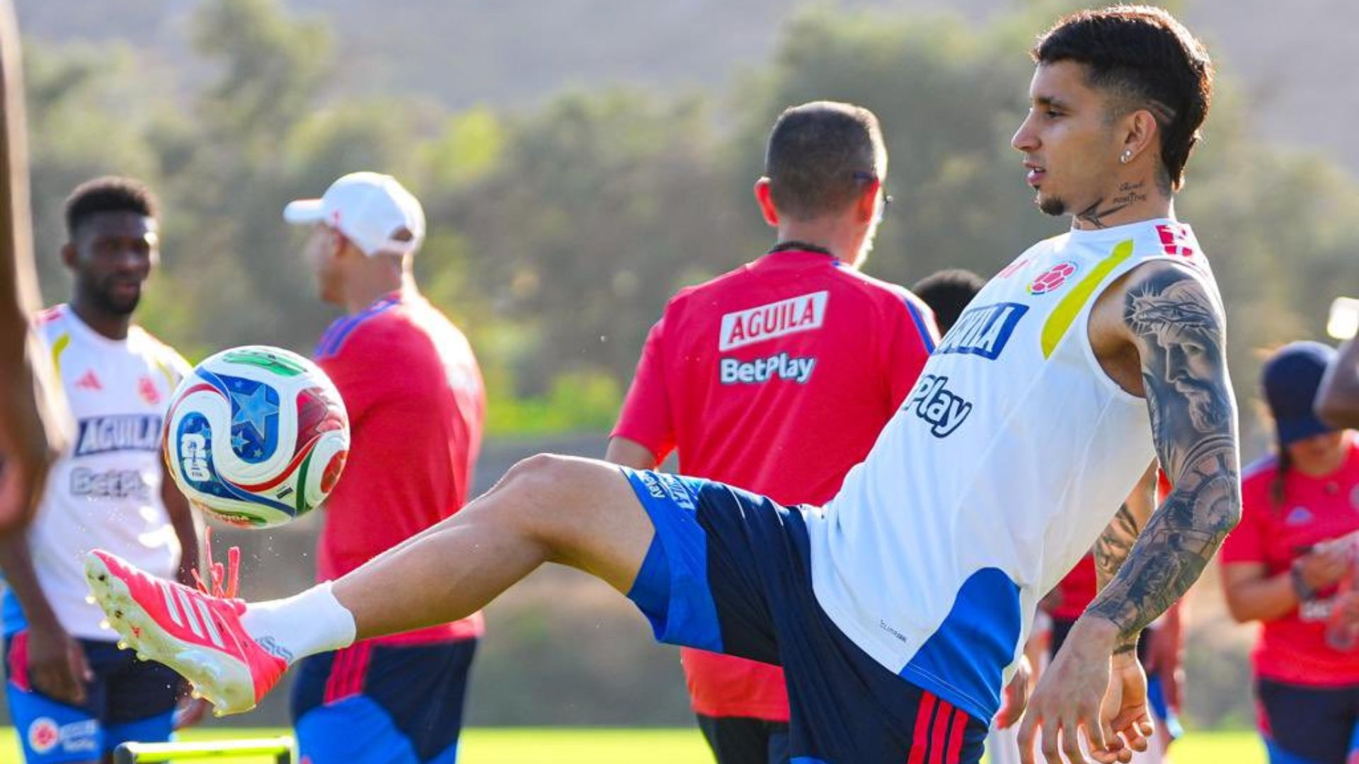 Mira la gran novedad de la selección Colombia en su último entrenamiento
