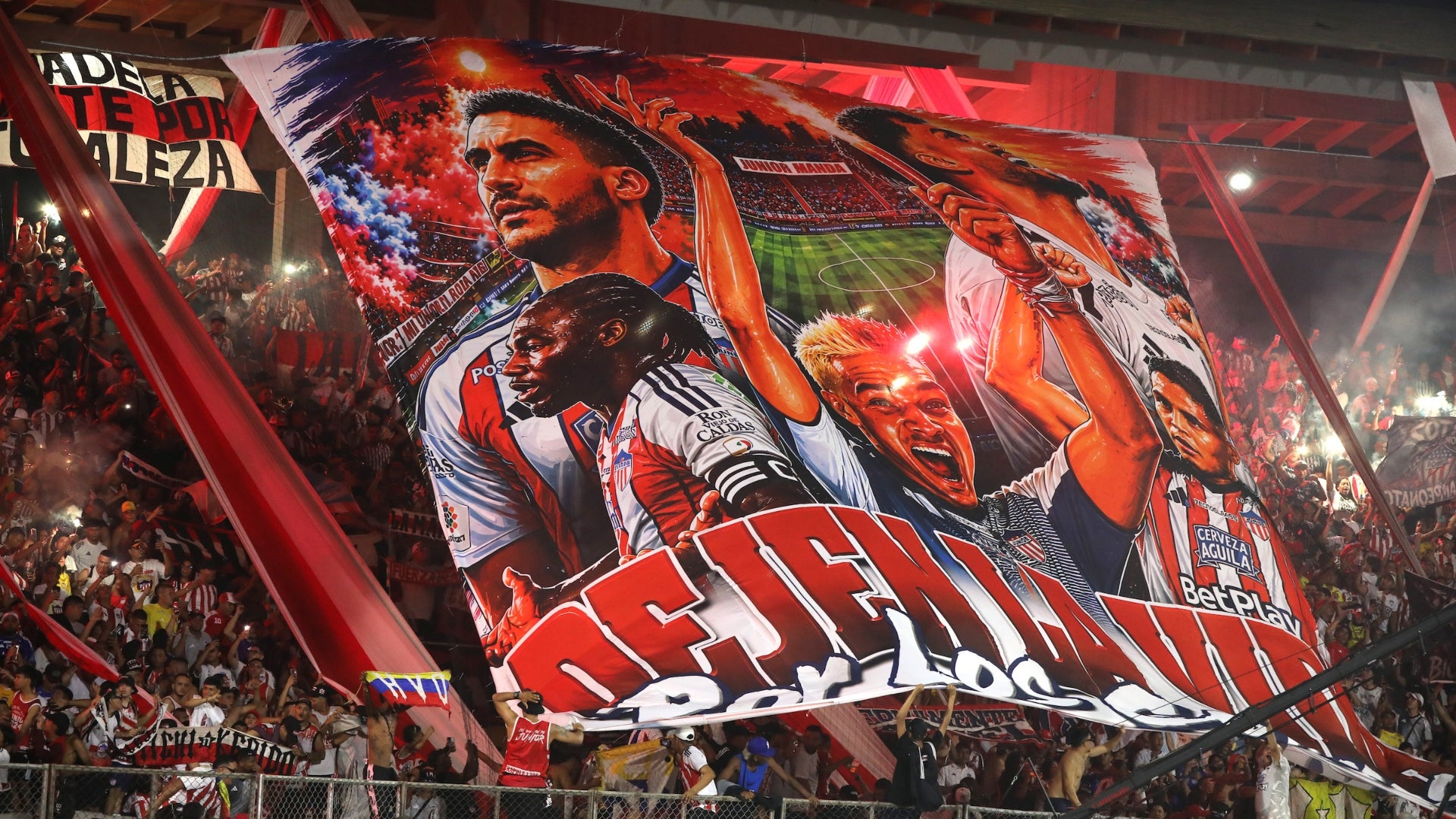 Gran gesto de los hinchas de Junior antes de la final