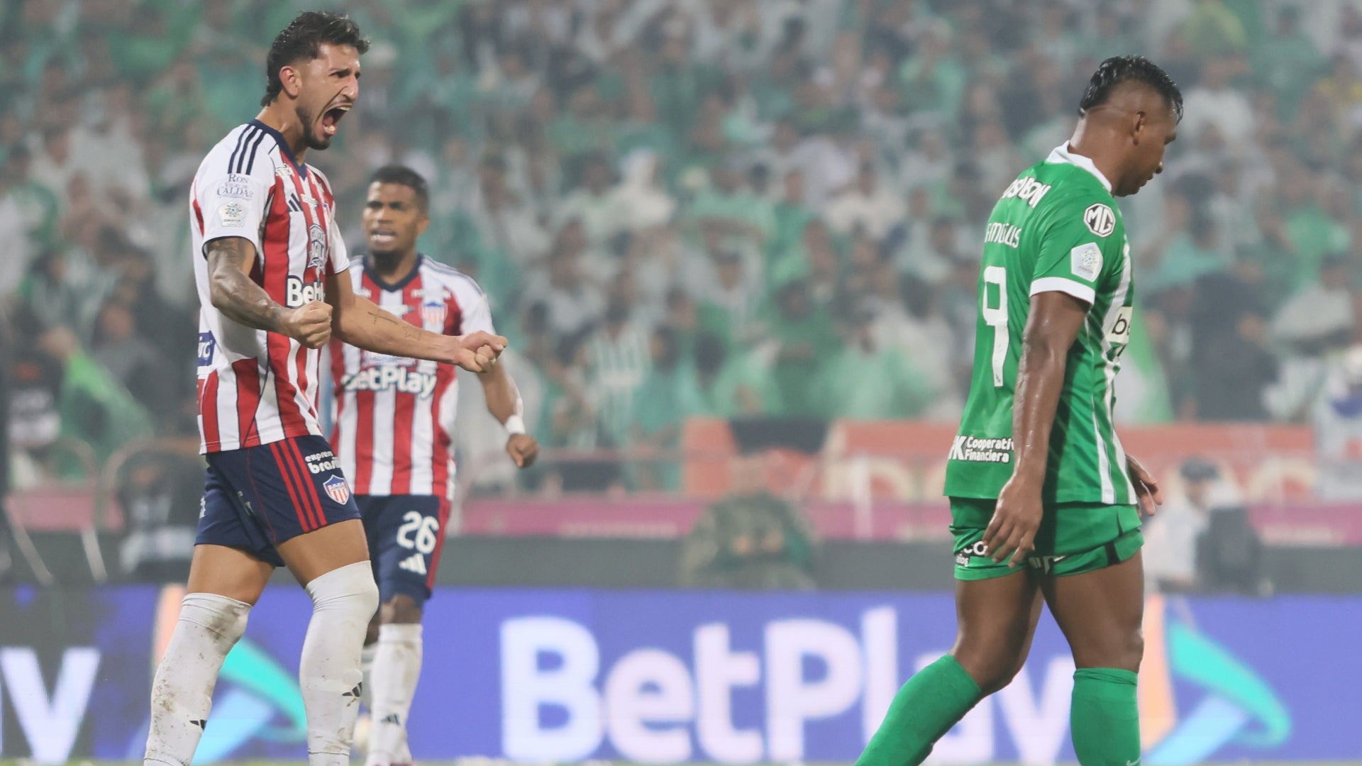 Alfredo Morelos habló tras el penal errado en Nacional vs. Junior - VizzorImage