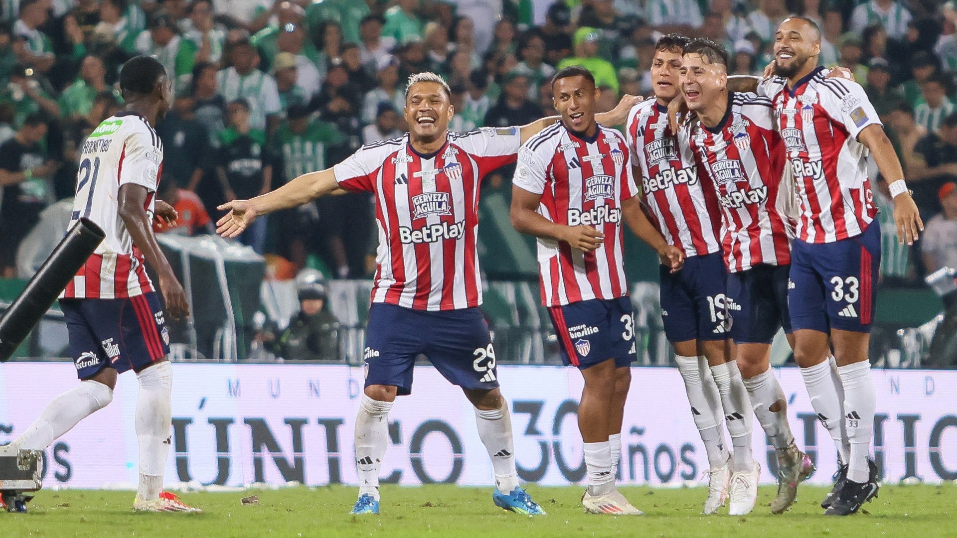 Estas son las calificaciones de Junior en el bicampeonato