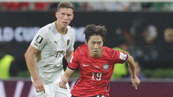Chequia se salvó de un golazo de Kang-In Lee de Corea del Sur