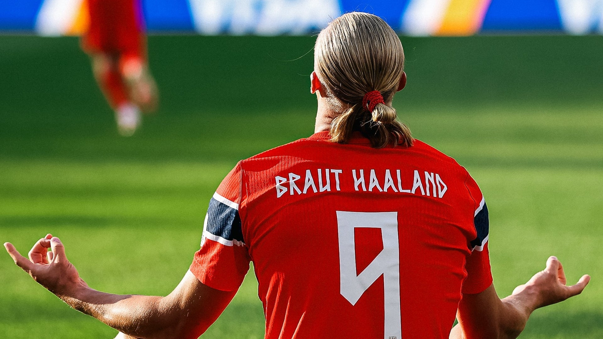 Haaland celebró su primer gol en la Copa Mundial de la FIFA™ - FIFA