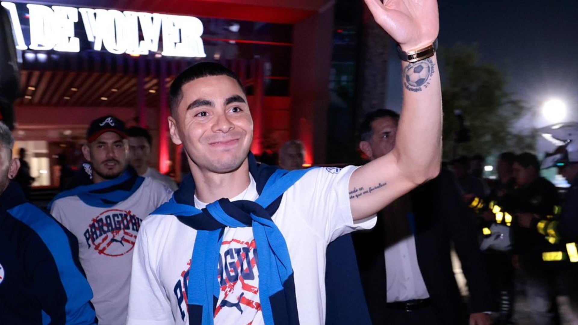 Almirón fue expulsado en el juego ante Turquía