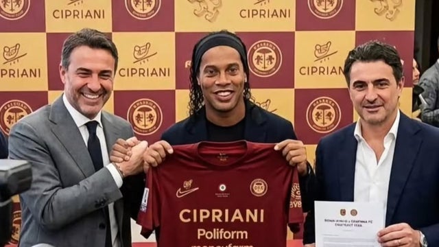 Ronaldinho vuelve al fútbol a los 46 años y genera ilusión mundial_ así lo presentaron - ravenna_fc_