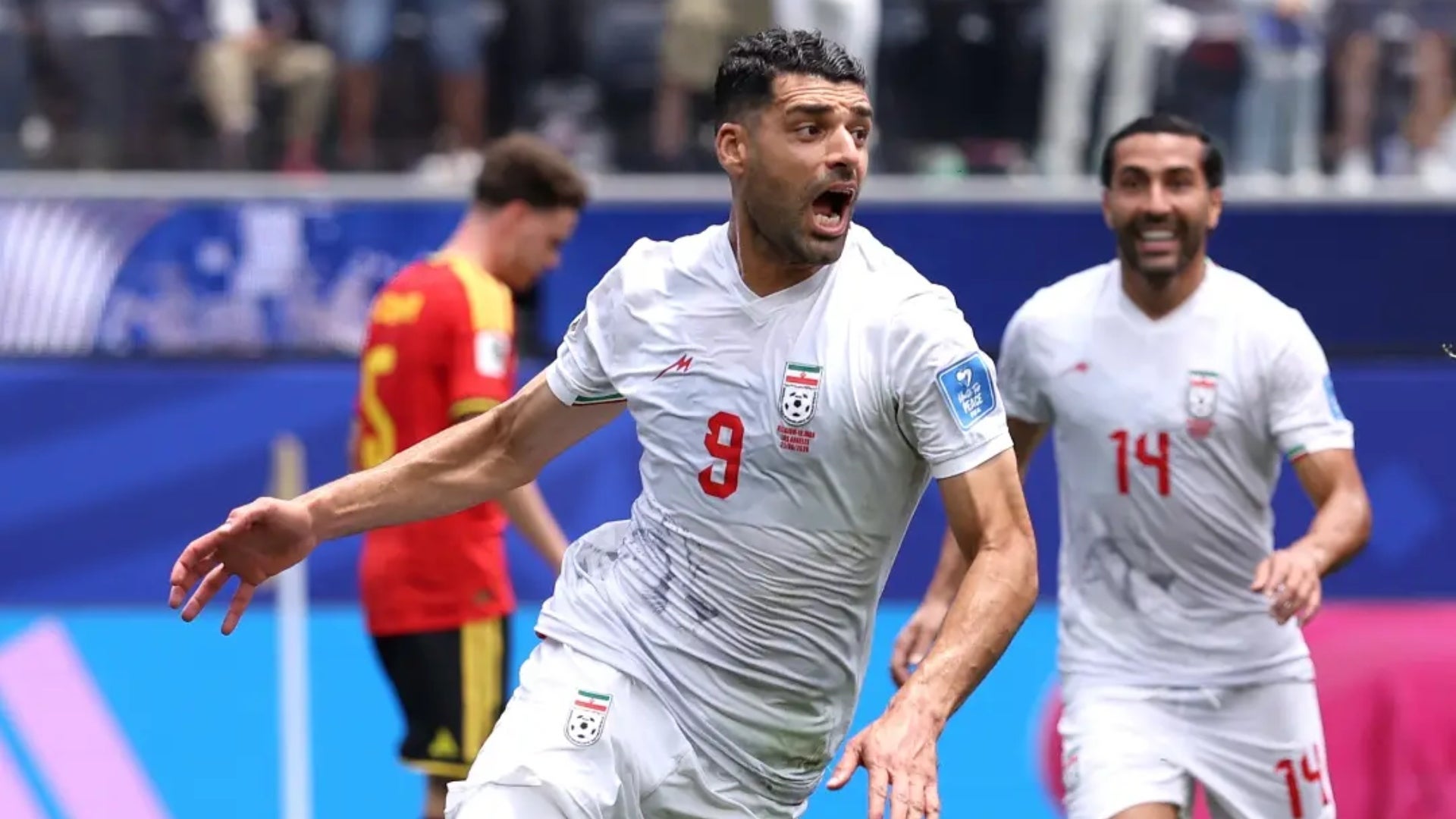 Bélgica recibió ayuda del VAR, que anuló jugadota de gol de Irán - @iran_football_federation