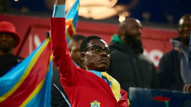 Colombia vs. Congo contará con el icónico hincha Lumumba Vea - @fecofadrc