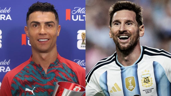 Cristiano Ronaldo se enoja tras mención sobre Messi en conferencia Cristiano Ronaldo se enoja tras mención sobre Messi en conferencia