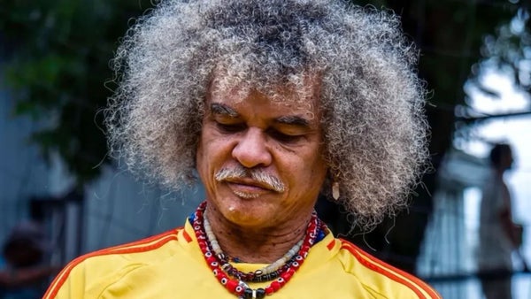 Pibe Valderrama vio el gol anulado a Dávinson y no se quedó callado