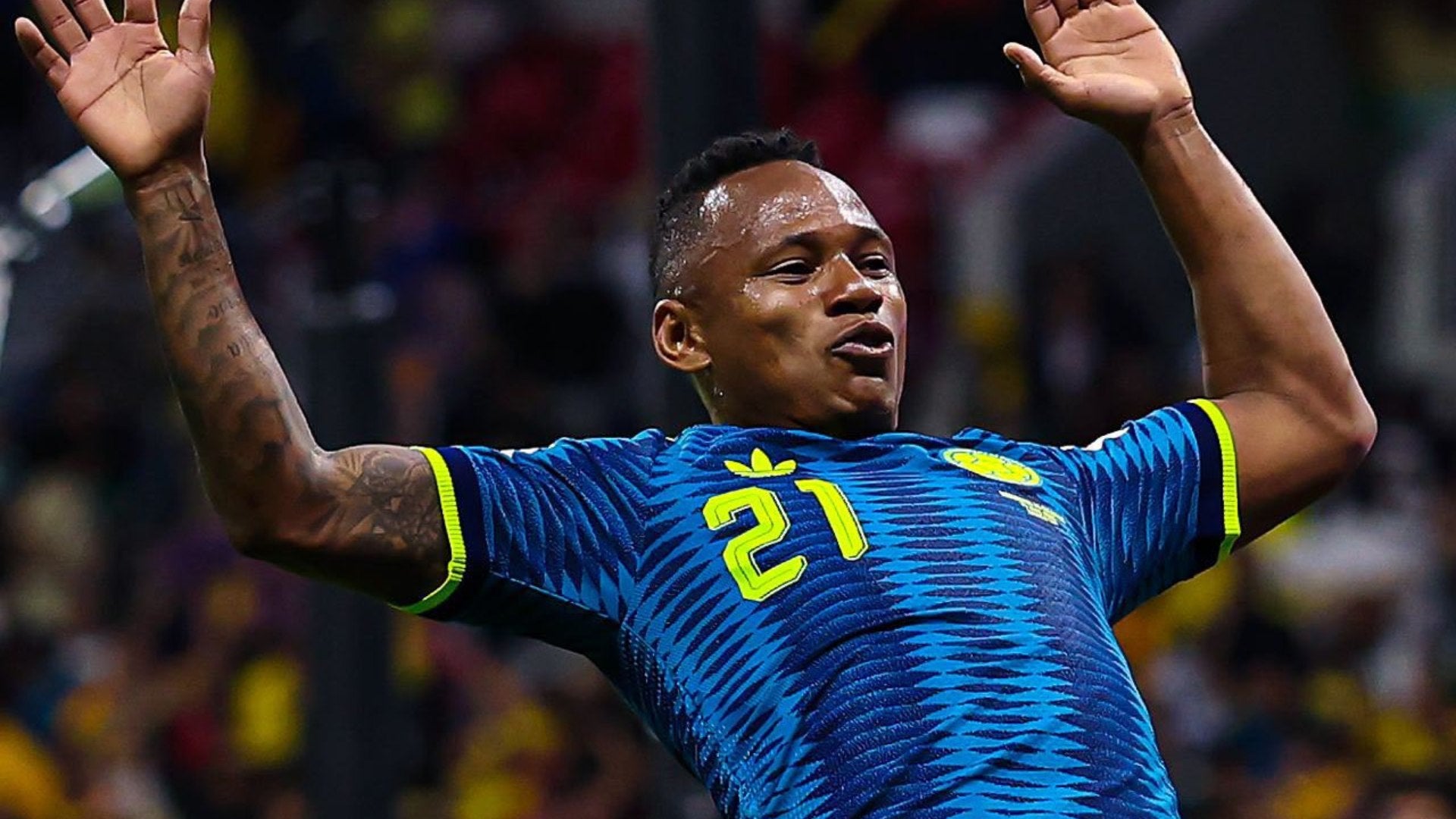 Campaz anotó un gol lleno de historia con la selección Colombia