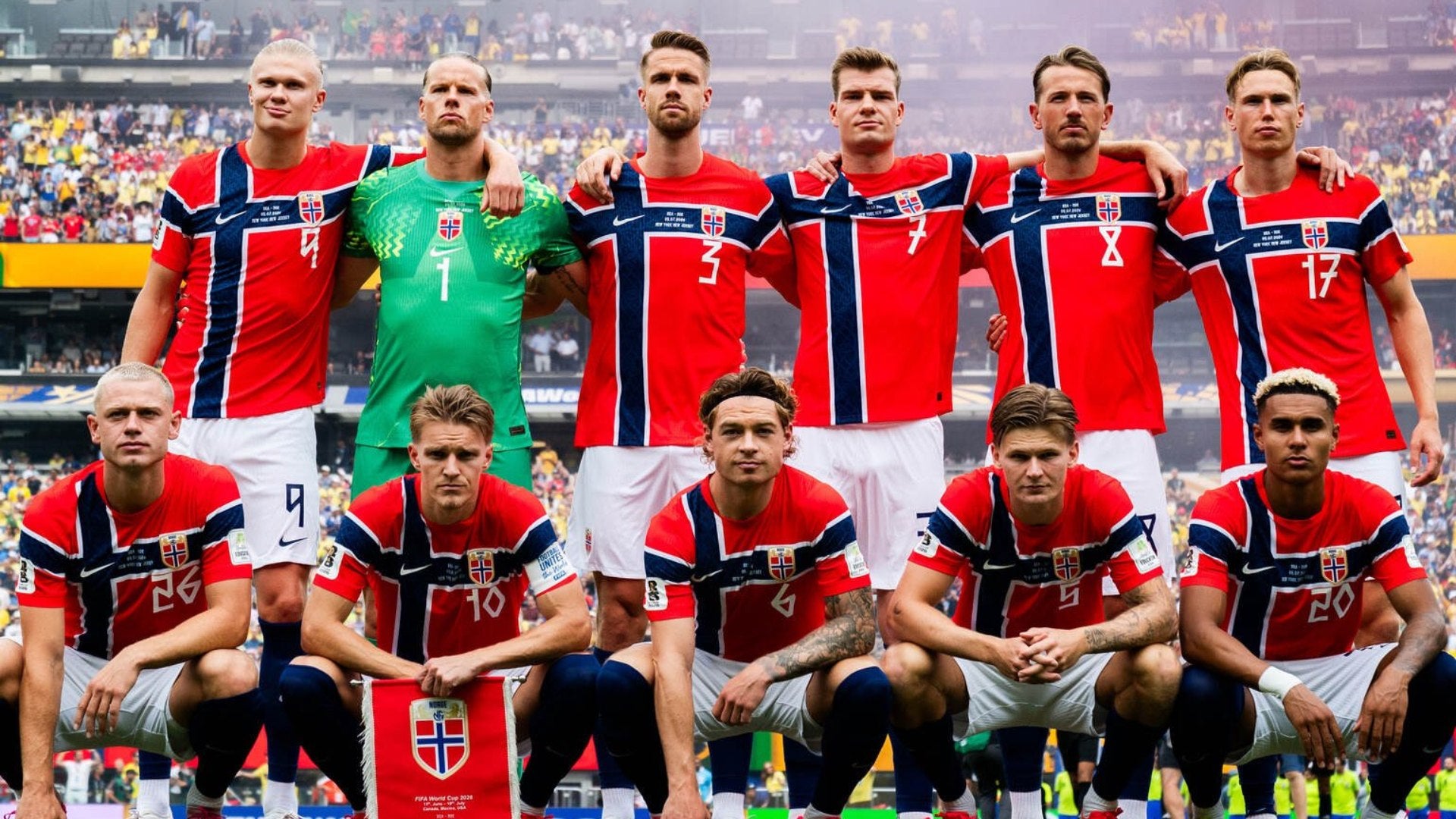 Noruega no pudo anotar ante Brasil