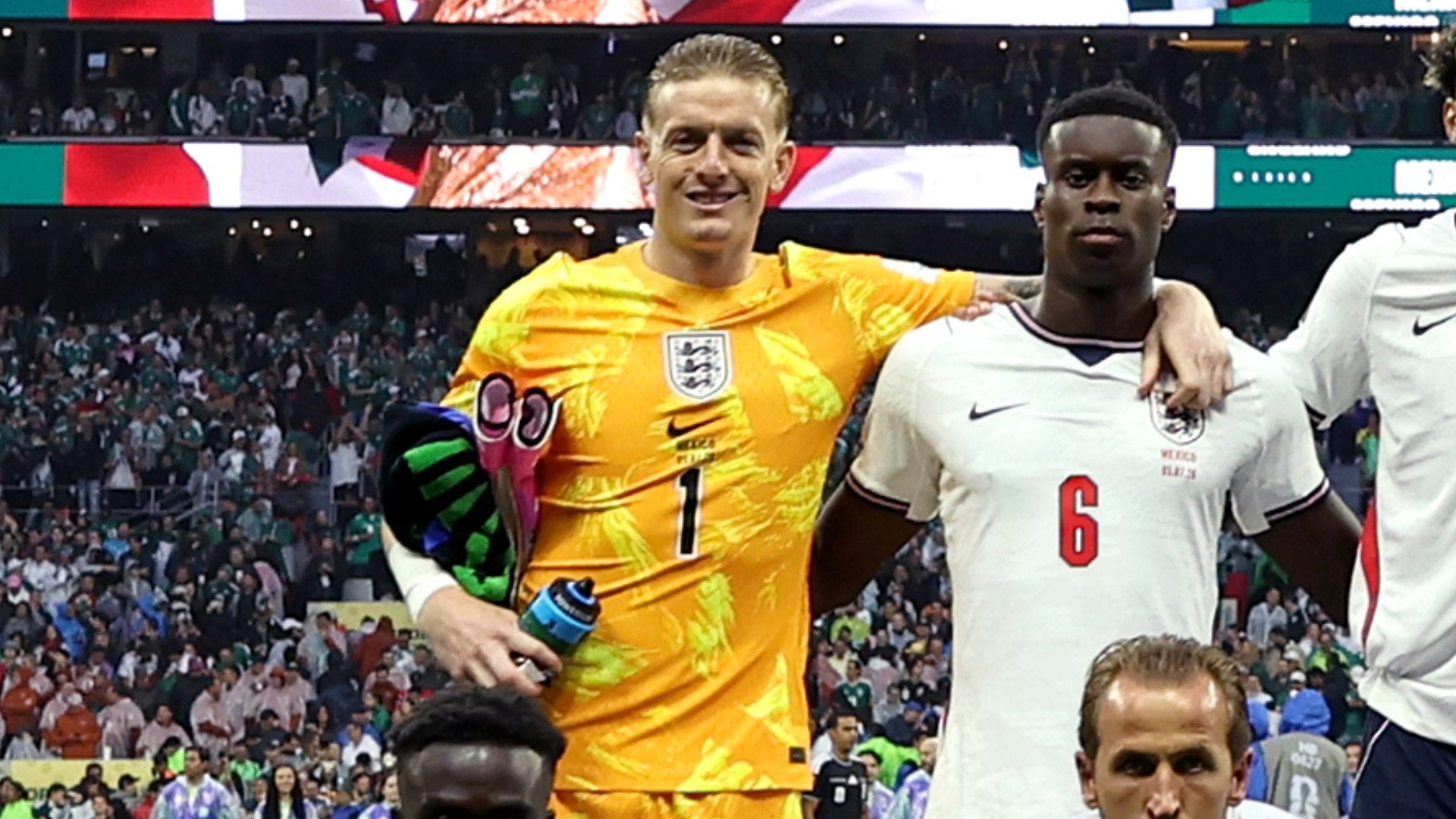 Pickford salvó a Inglaterra ante México
