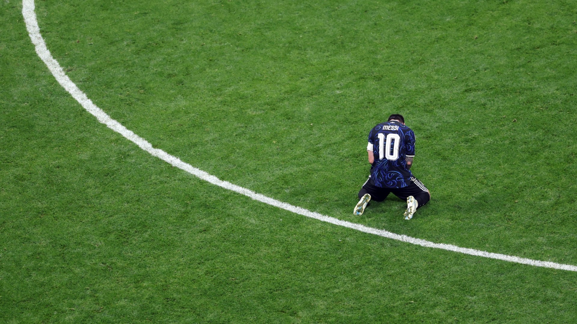 Así fue la reacción de Messi tras la clasificación a la final