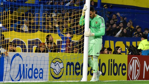 Álvaro Montero vivió una jornada para el olvido con Boca Juniors