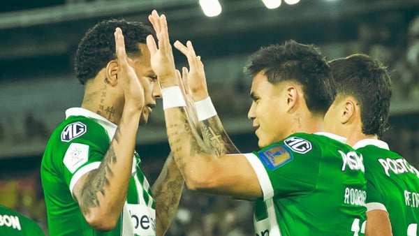 Nicolás Rodríguez marcó golazo para Atlético Nacional en El Campín