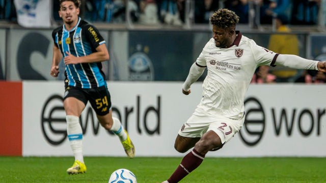 Dairon Asprilla marcó golazo con Bolívar vs. Gremio en Sudamericana - @Bolivar_Oficial