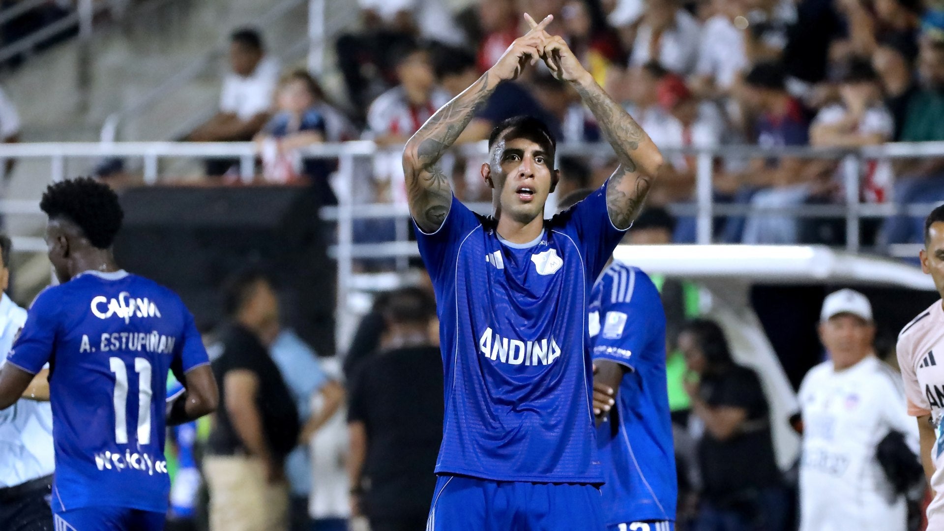 Rodrigo Contreras habló tras la victoria de Millonarios
