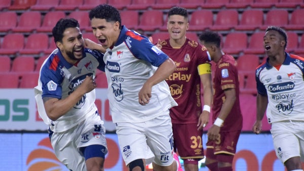 Daniel Cataño sacudió a Independiente Medellín tras su gol a Tolima Daniel Cataño sacudió a Independiente Medellín tras su gol a Tolima