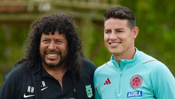 René Higuita le dio la bienvenida a James Rodríguez en Nacional René Higuita le dio la bienvenida a James Rodríguez en Nacional