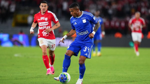 Jhomier Guerrero reapareció con Millonarios tras su dura lesión