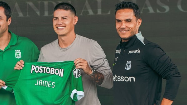 James Rodríguez y su primera muestra de calidad con Nacional