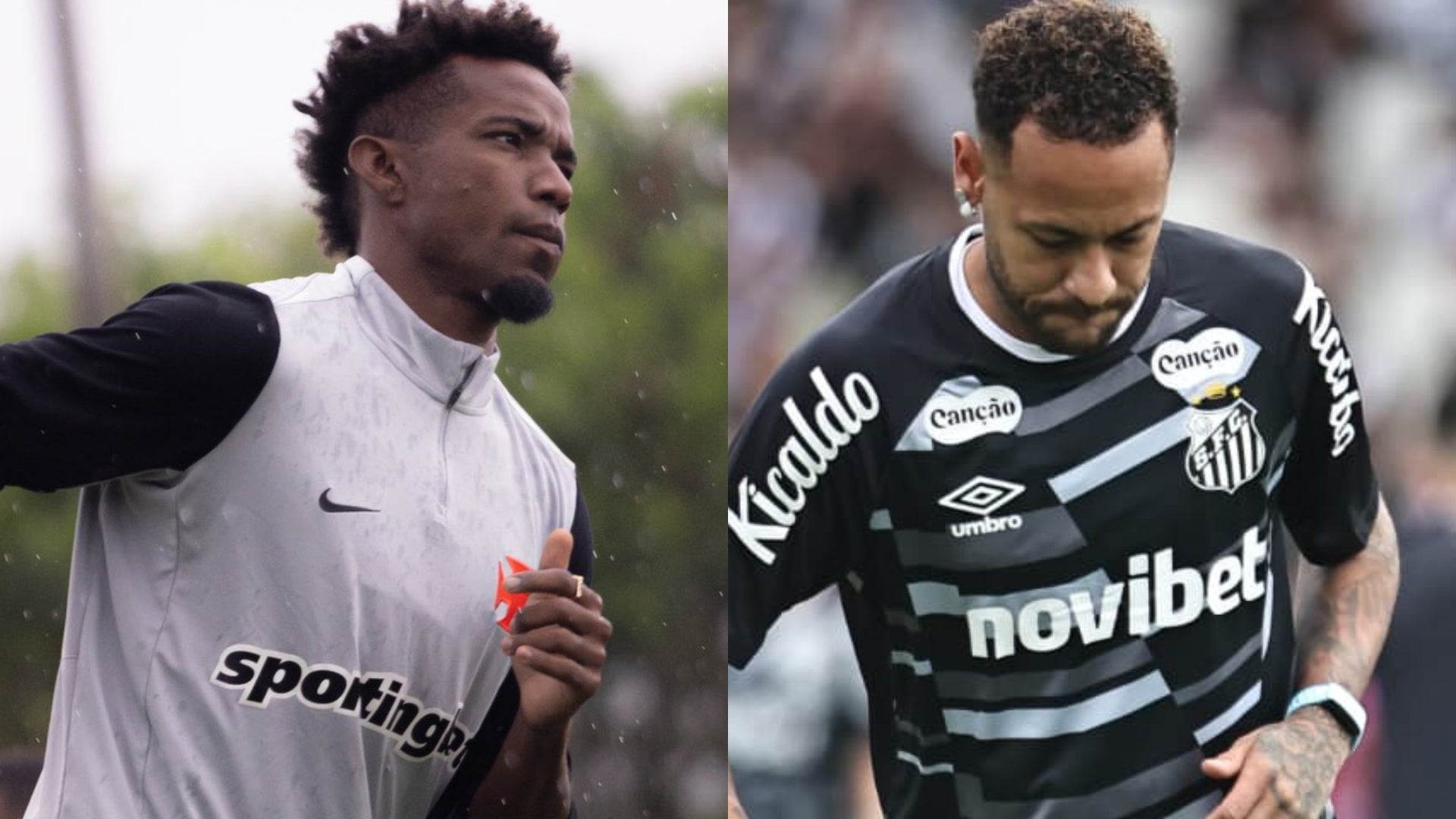 Neymar vivió incómodo momento con Thiago Mendes en Vasco vs. Santos - @VascodaGama_@SantosFC