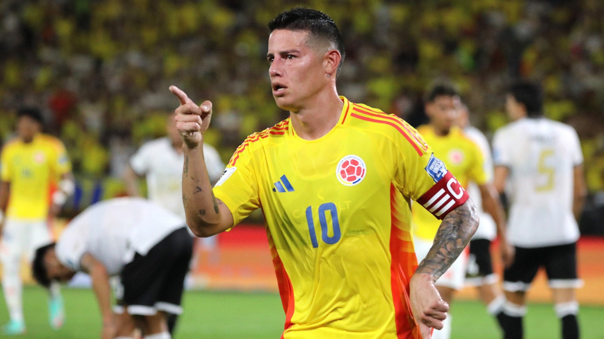 James Rodríguez no estará en 'Levantemos a Colombia' y Yepes lo explicó