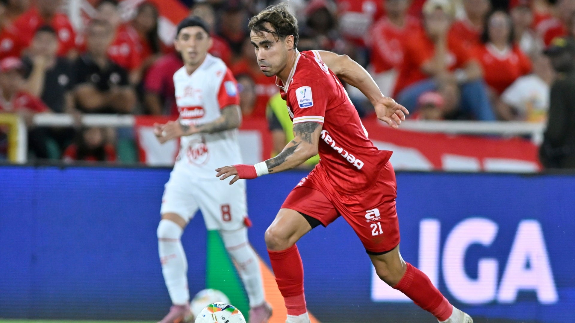 Tomás Ángel se perdió el gol de América contra Santa Fe - VizzorImage