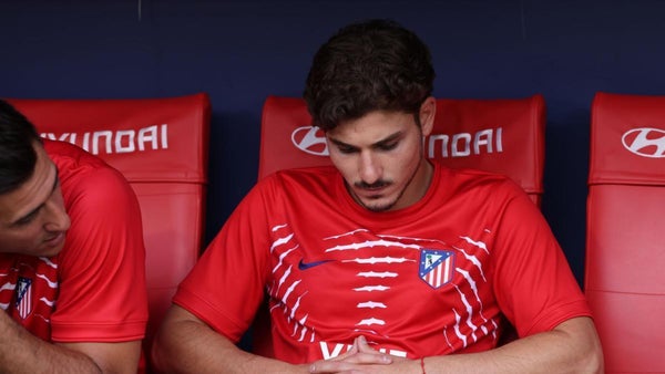 La reacción de Julián Álvarez tras ser silbado por hinchas de Atlético