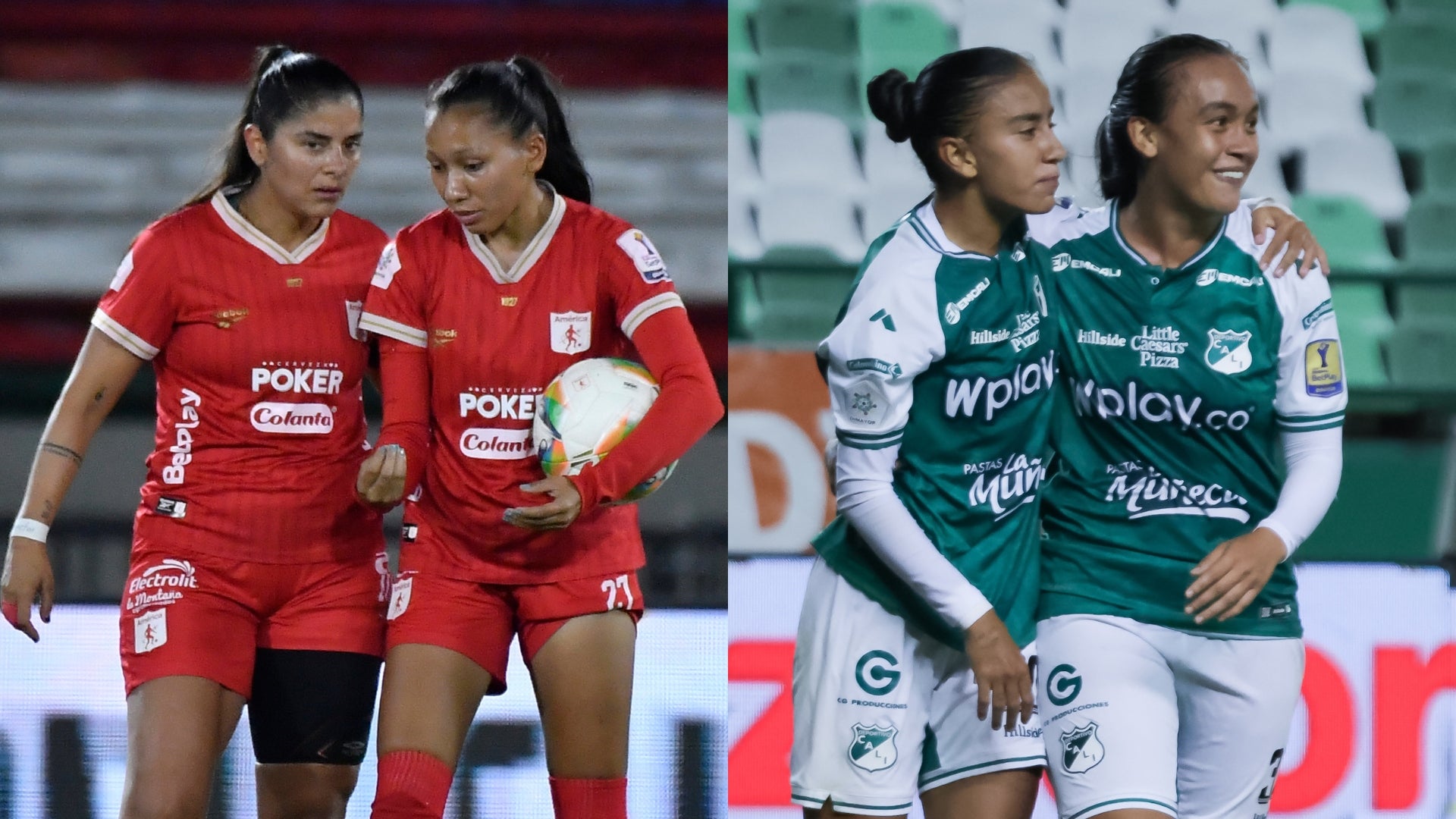 América vs. Cali recibe cambio para la fecha 1 de cuadrangulares de Liga Femenina - VizzorImage