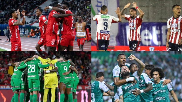 Dos partidazos bajo análisis: así llegan América, Junior, Nacional y Cali