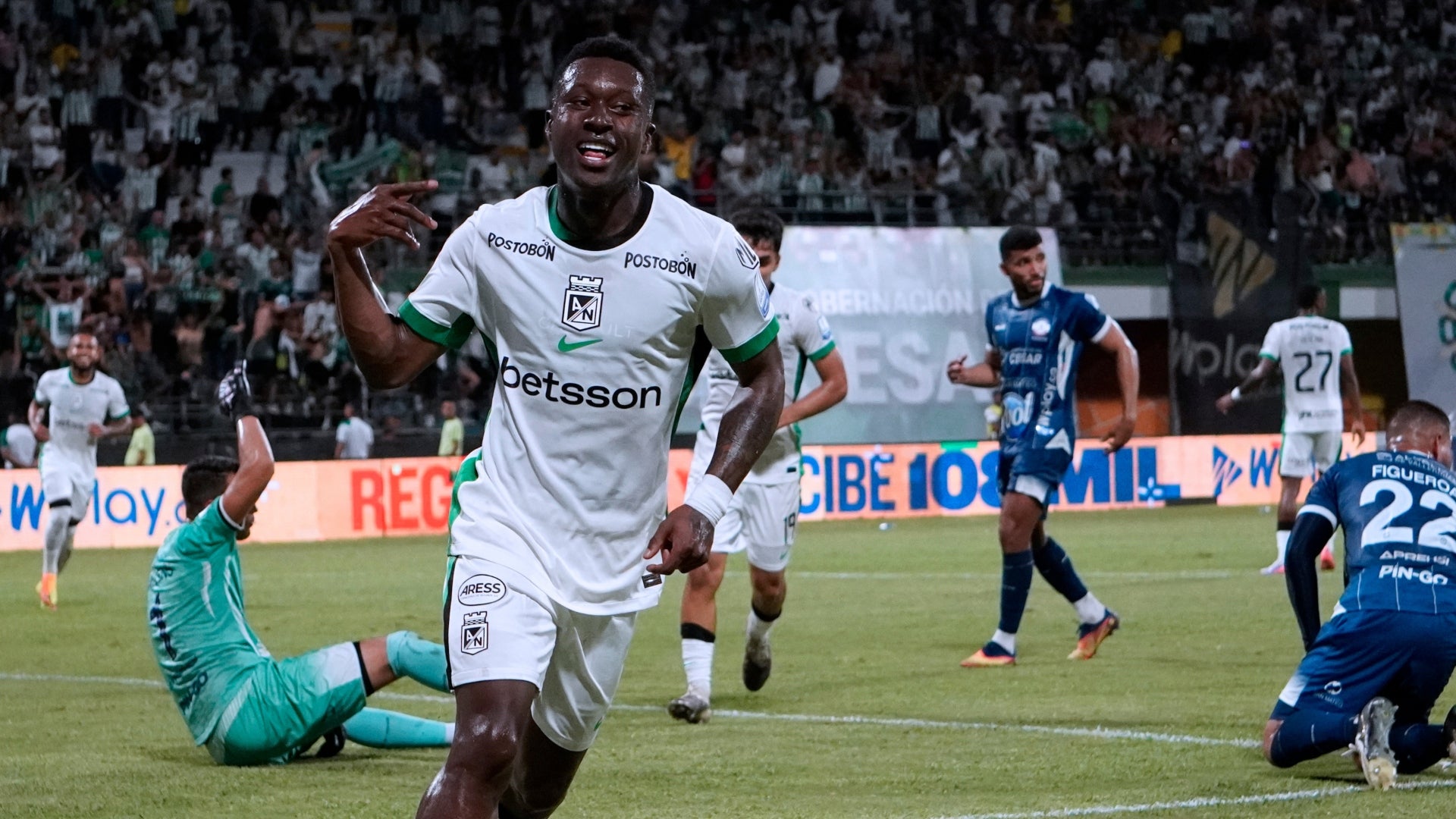 Atlético Nacional selló goleada 5-1 en casa de Alianza Valledupar - VizzorImage