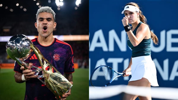 Luis Díaz le hace un regalo a Camila Osorio en la previa del US Open Luis Díaz le hace un regalo a Camila Osorio en la previa del US Open