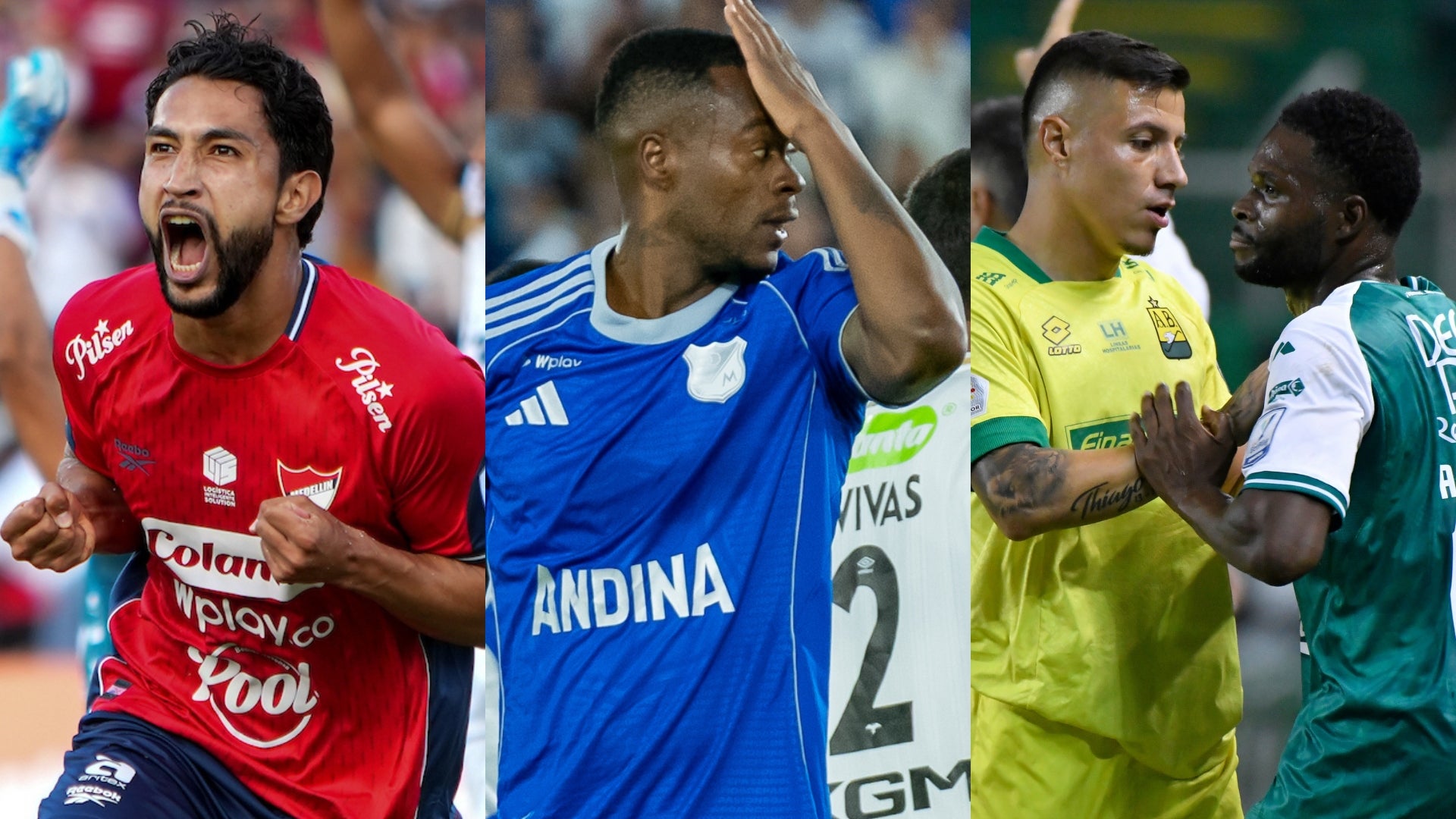 Así quedó la tabla tras juegos de Medellín, Millonarios y Cali - VizzorImage