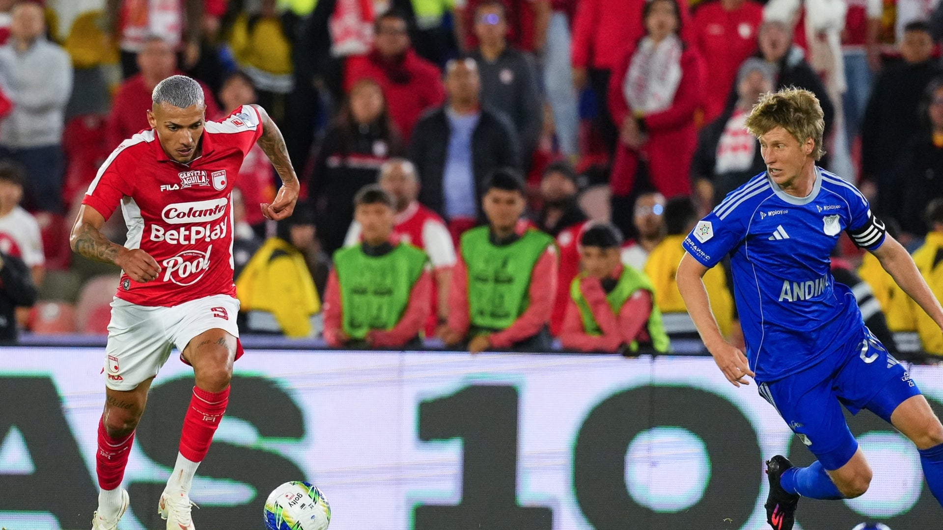 Santa Fe conquistó un clásico vibrante ante Millonarios (Resumen) - VizzorImage