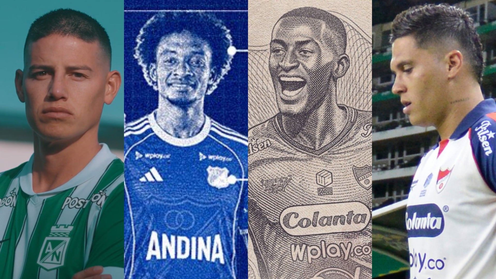 ¡James, Cuadrado, Jackson, Quintero! El FPC se llenó de estrellas - Nacional/Millonarios/DIM/VizzorImage