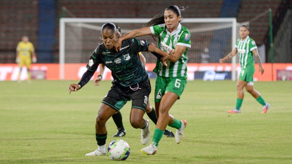 Deportivo Cali no celebró gol ante Nacional por un palazo Deportivo Cali no celebró gol ante Nacional por un palazo