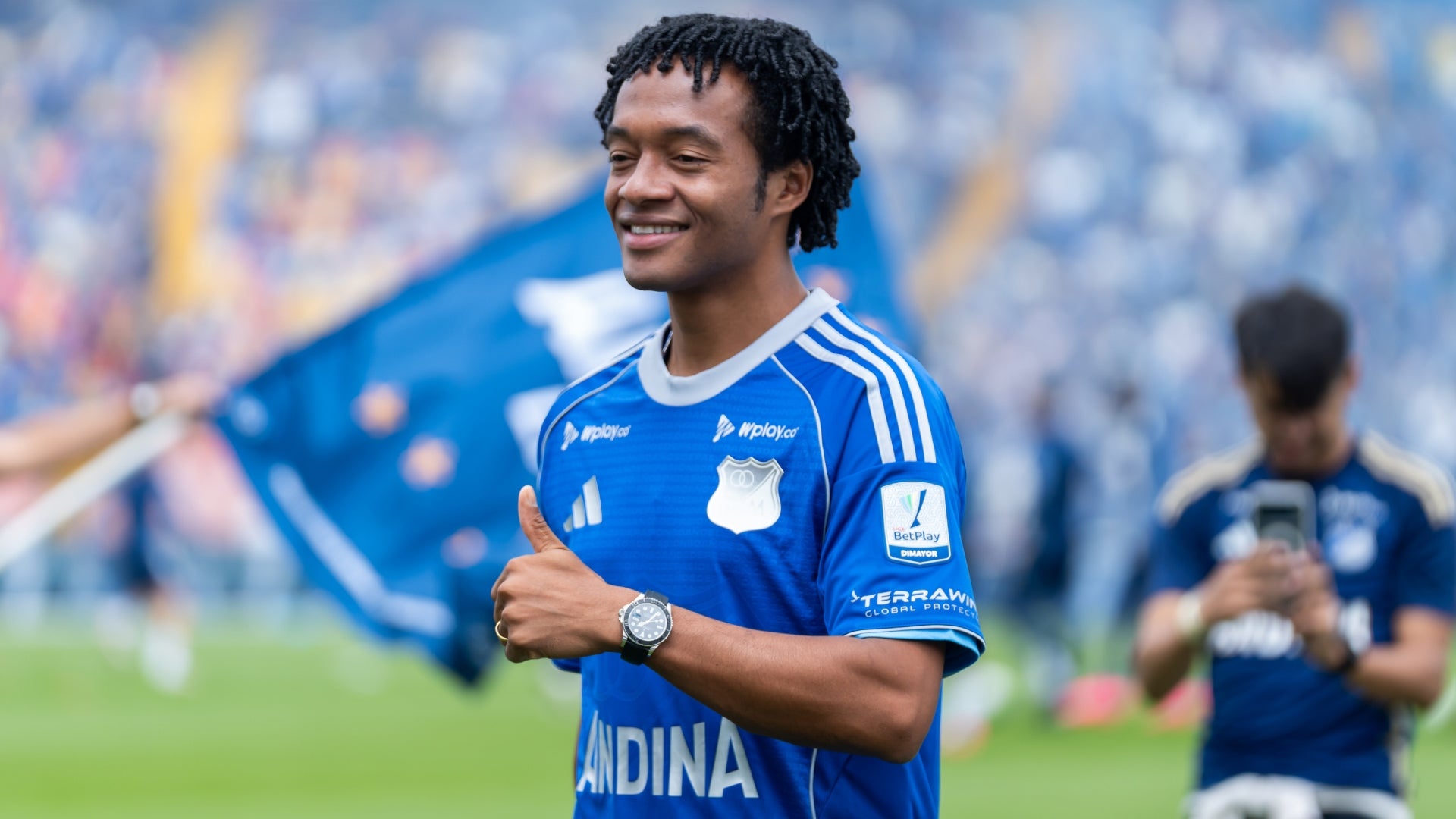 Millonarios presentó a Juan Guillermo Cuadrado