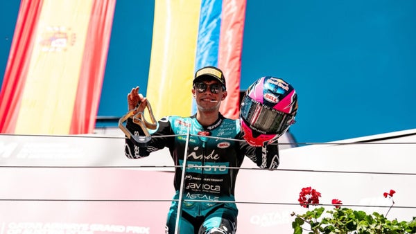 David Alonso remontó y volvió al podio del Mundial de Moto2 David Alonso remontó y volvió al podio del Mundial de Moto2