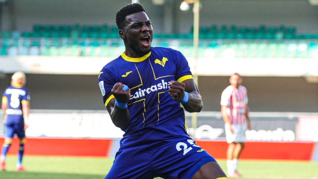 El colombiano Daniel Mosquera brilló con dos golazos en Italia - @HellasVeronaFC