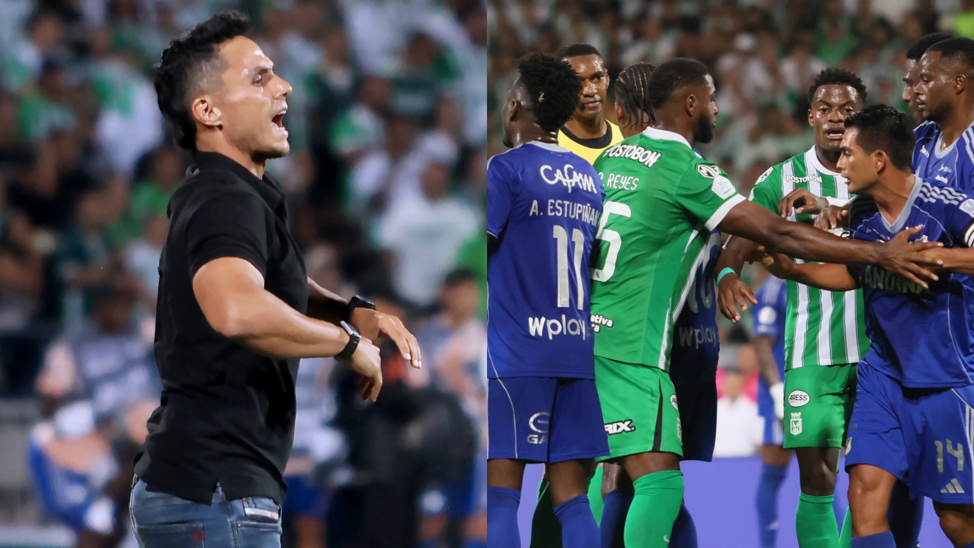 Lucas González criticó el juego fuerte de Millonarios vs. Nacional - VizzorImage