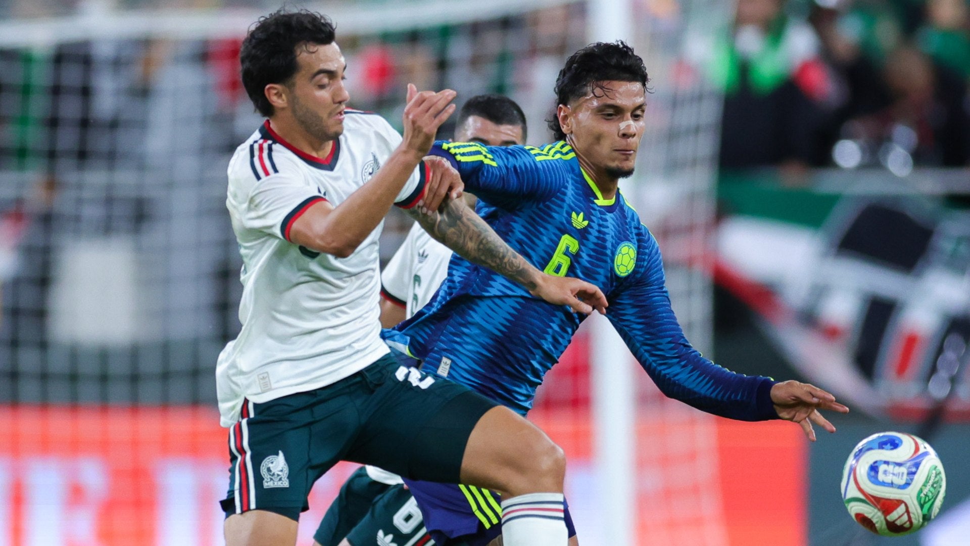 Colombia empató con México en su amistoso tras el Mundial