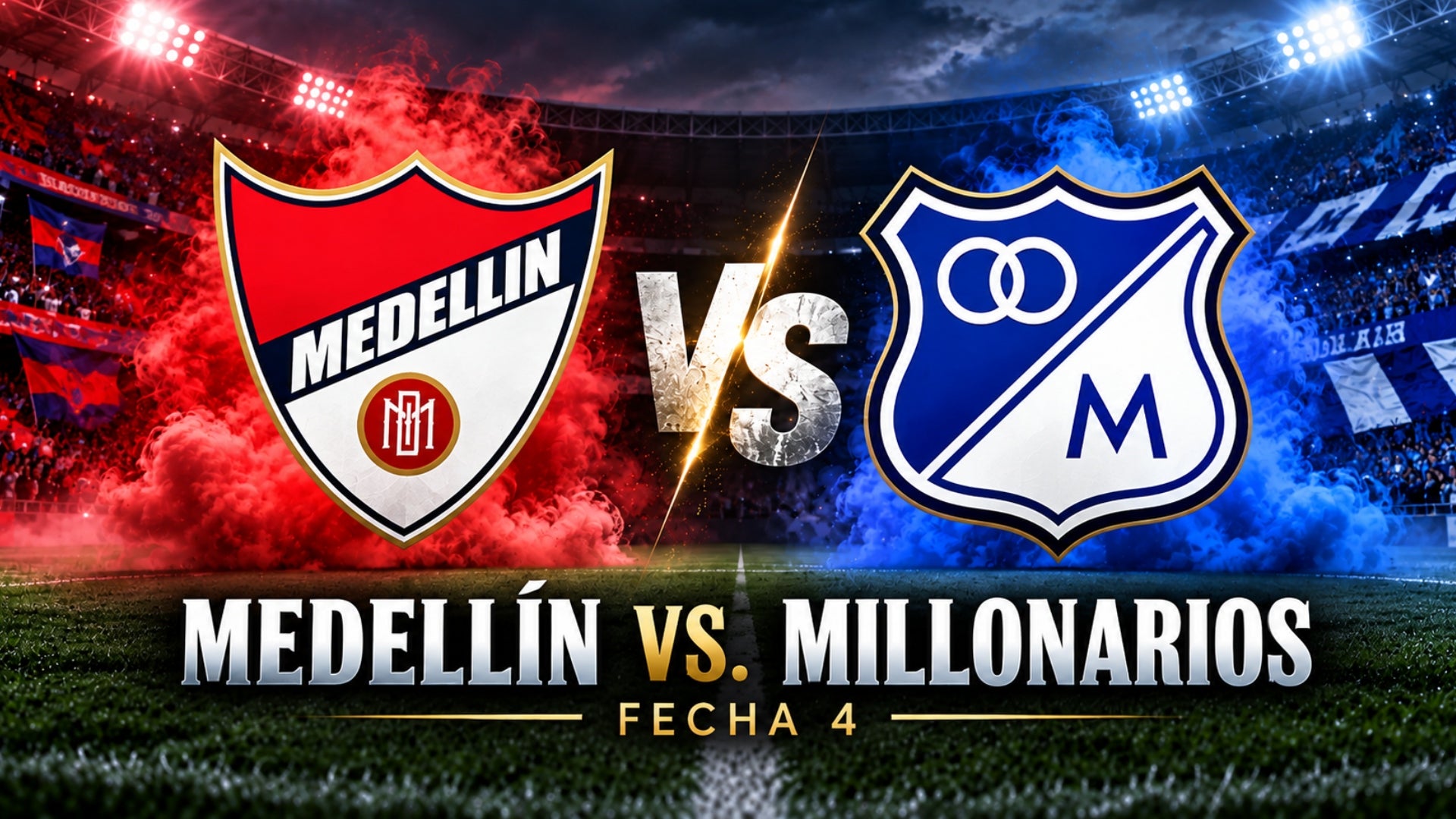 Medellín vs. Millonarios, duelo aplazado de la fecha 4 en la Liga BetPlay 2026-2