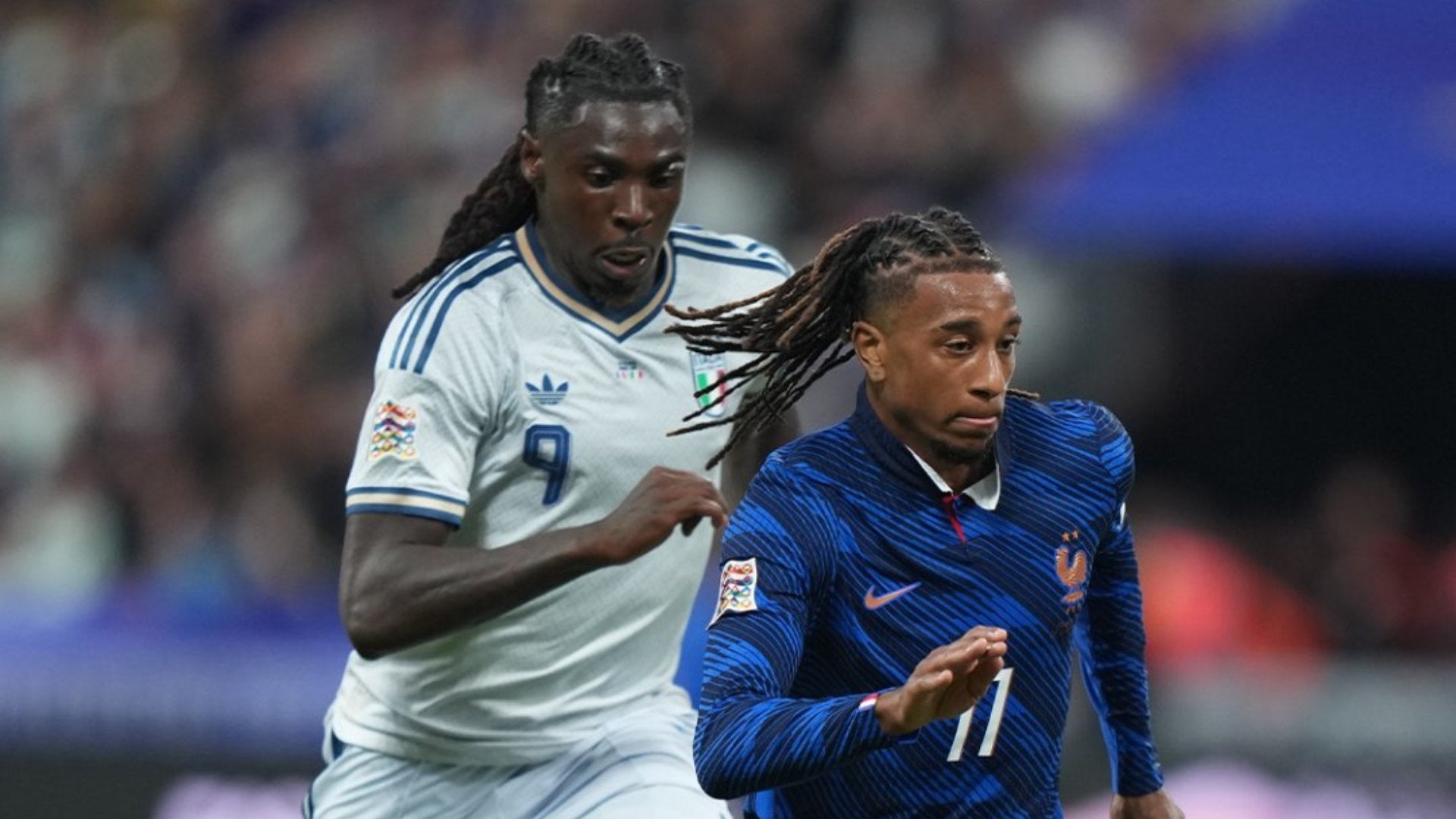 Francia e Italia empataron en la Nations