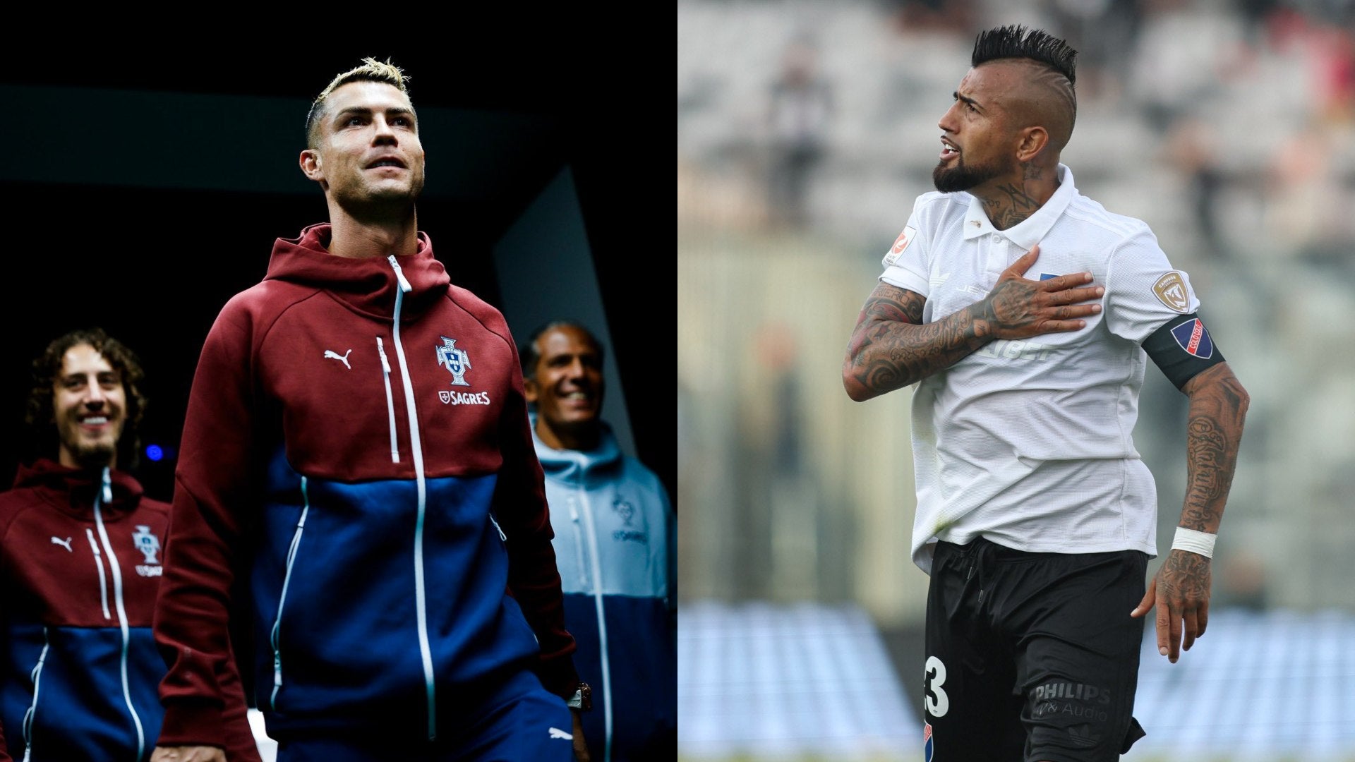 Arturo Vidal defiende a Cristiano Ronaldo