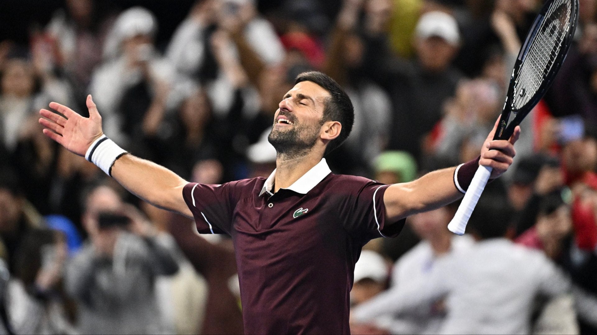 Medvedev quedó descalificado ante Djokovic