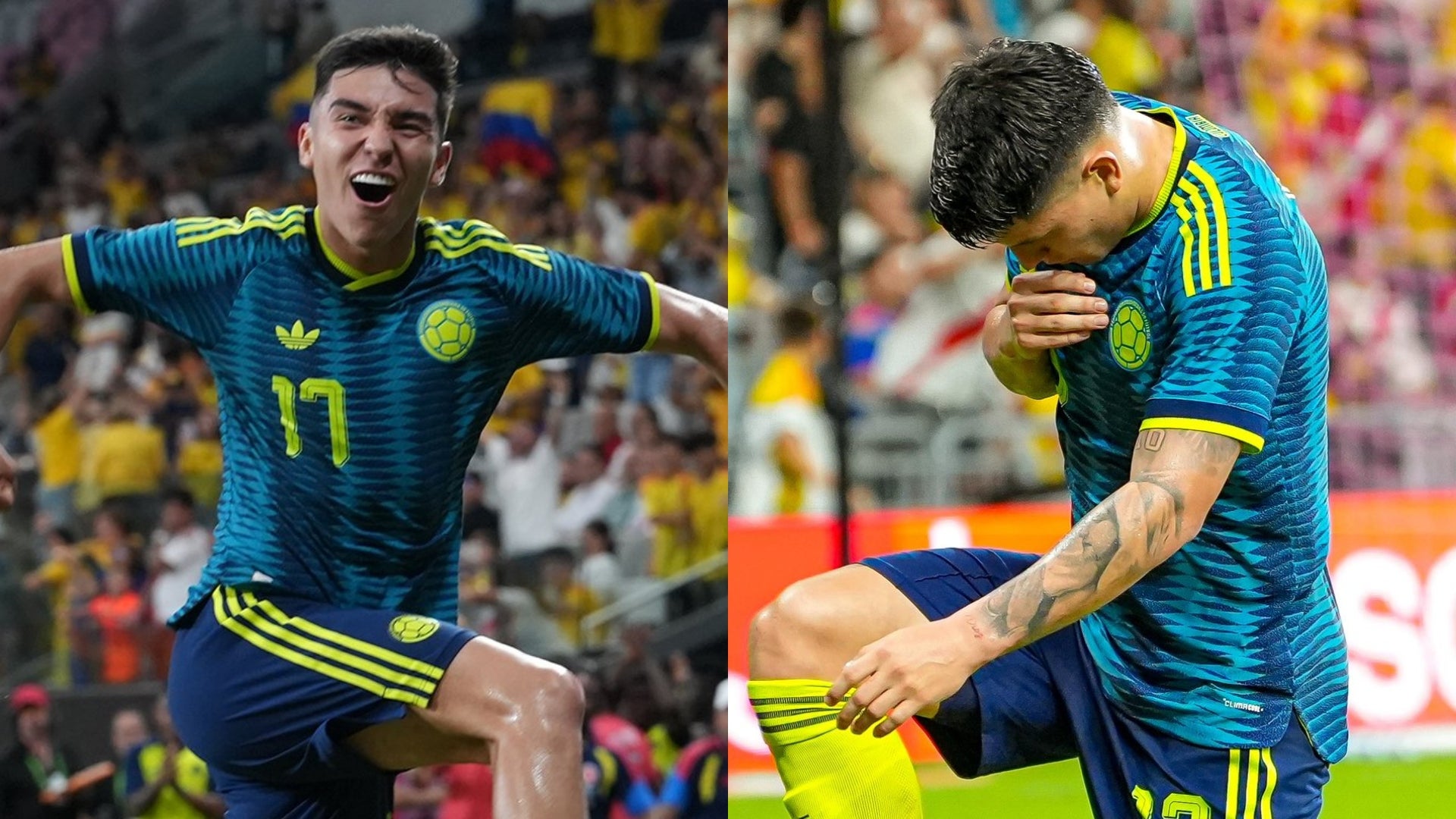 Daniel Arcila y Samuel Velásquez salvaron a Colombia con golazos - Conmebol / FCF